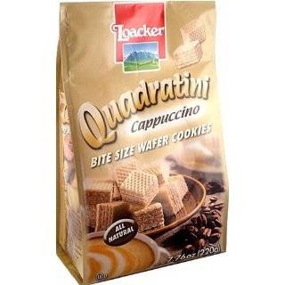 Loacker Quadratini Hazelnu Wafer Cookies, 8.82 Ounce Packages (Pack of 