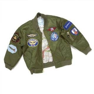  Kids Top Gun MA 1 Flight Jacket: Clothing
