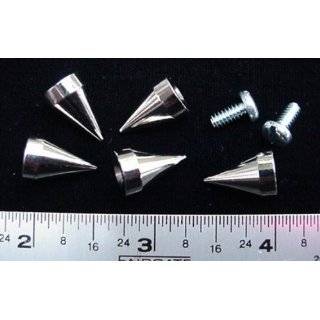  Cone Spikes 5/8 Tall Metal Screwback 25 Pieces: Arts 