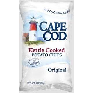 Cape Cod Sea Salt and Vinegar Chips 8.5oz   12 Pack:  