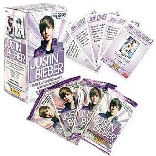 Justin Bieber Fever Trading Cards with 9 Stickers