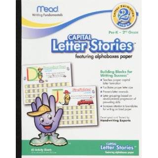 Mead Letter Stories   Capital Letters, 10 x 8 Inches, 40 Count (48044)