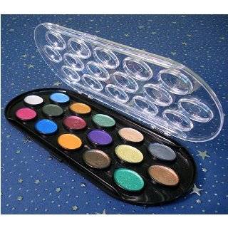  6 Piece Japanese Watercolor Set  Pearlescent Colors: Arts 