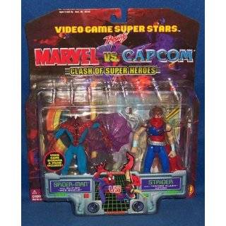 Video Game Super Stars Marvel Vs. Capcom Spider Man Vs. Strider Action 