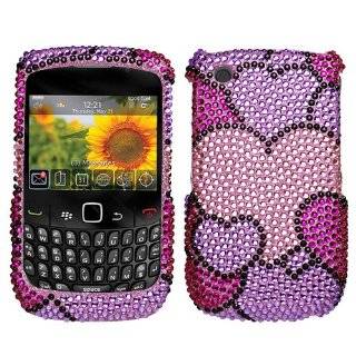  BLACKBERRY CURVE 8520 8530 Hard Case Pink Flowers Cell 