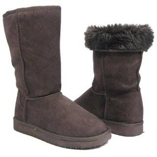  Black Furry Winter Boots Vegan Fleece Women: Shoes