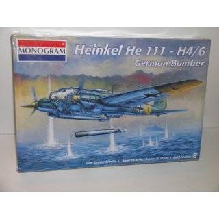  Heinkel He 111 German Bomber Plastic Model Kit Monogram 