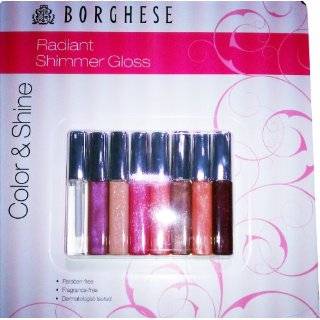 Borghese Radiant Shimmer Lip Gloss Color & Shine 8 PC collection