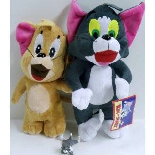 Hard to Find Set of Tom and Jerry Plush Doll and Collectible Figure 