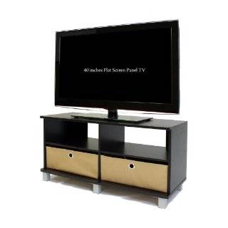 Furinno 11156EX / BR (99966R1E) Entertainment Center, Espresso Finish