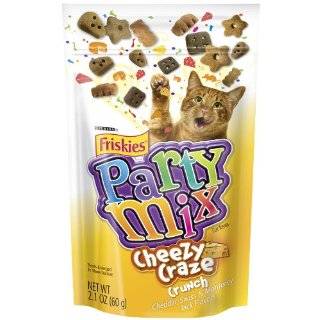  Friskies Cheezy Craze Crunch Party Mix Cat Treats Pet 