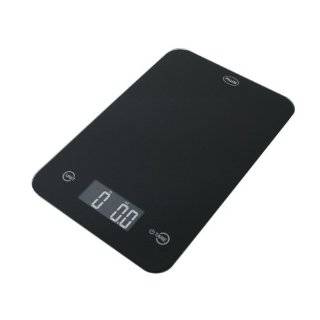   Weigh ONYX Slim Design Kitchen Scale, 11 Pound by 0.1 Ounce, Black