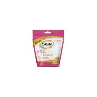 Caltrate Calcium & Vitamin D Soft Chews, Vanilla Creme, 60.0 CT (3 
