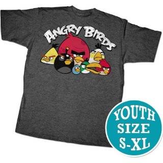  Angry Birds Run Birds Youth Tee Clothing