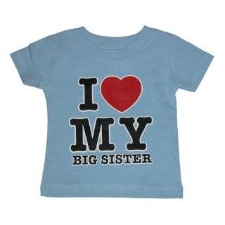 Love MyBig & Little Sister / Brother Short Sleeve T Shirts (Baby 