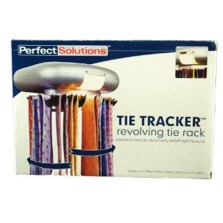 Perfect Solutions Tie Tracker Revolving Tie Rack