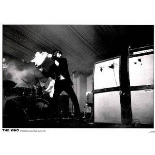 24x33) The Who (Pete Townshend Smashing Guitar) Music Poster Print