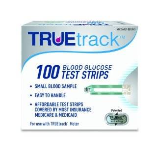 Truetrack Test Strips Box of 100 Truetrack Test Strips