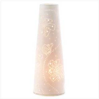  9 OCT CRYSTAL CANDLE LAMP W CREAM SHADE: Home Improvement