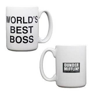 The Office Worlds Best Boss   Dunder Mifflin Coffee Mug
