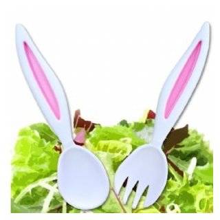  Bunny Rabbit Ceramic Spoon Rest: Kitchen & Dining