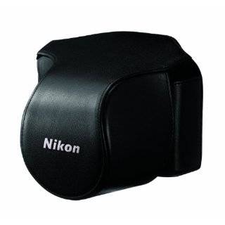 Nikon CB N1000SA Black Leather Body Case Set for Nikon 1 V1 Digital 