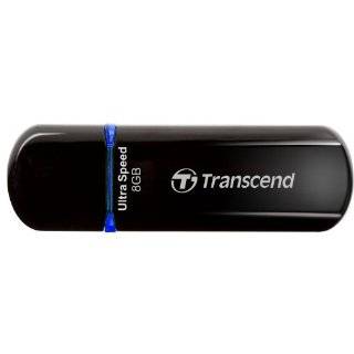 Transcend JetFlash 600   8 GB USB 2.0 Flash Drive TS8GJF600 (Black)