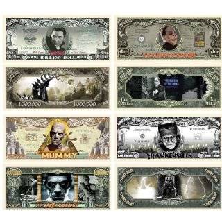 Horror Movie Classics Novelty Dollar Bill Collection