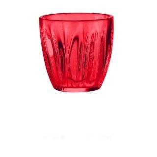 Guzzini GU 2005.00 65 Aqua 15 1/25 Ounce Water Glass, Red