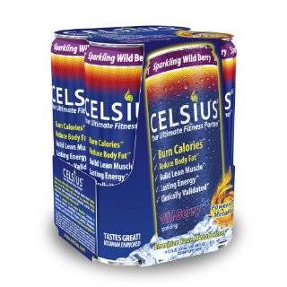 Celsius   Celsius Wild Berry, 4 cans