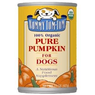 Nummy Tum Tum Pure Pumpkin For Dogs, 15 Ounce Cans (Pack of 12)