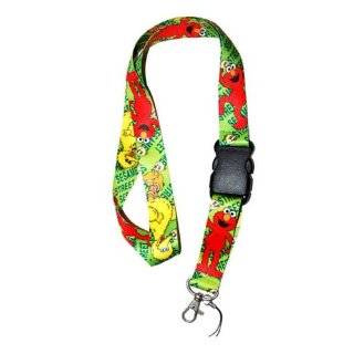  Sesame Street Green Detachable Keychain Lanyard Office 