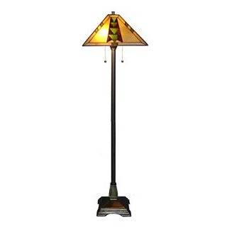  Arrow Base Mission Table Lamp (Caramel/Honey/Red/Green 