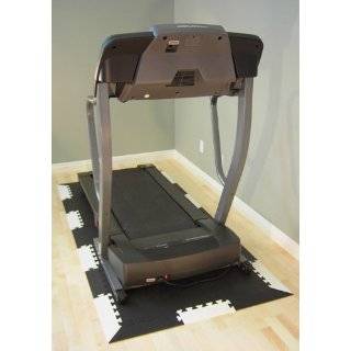   Thick Treadmill Mat w/ Edging: Exercise Equipment Floor Protection Mat