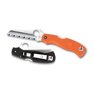 Spyderco Atlantic Salt Rust Free Serrated Edge Knife  