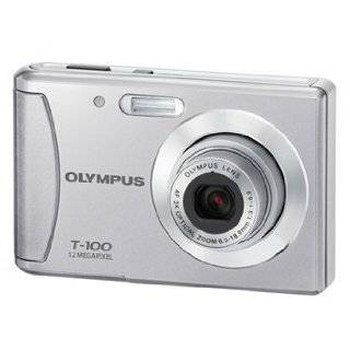  Olympus T 100 12MP 2.4 LCD Digital Camera (Black): Camera 