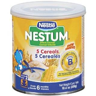 Nestle Nestum, Wheat, Rice and Corn Cereal, 8.8 Ounce Canisters (Pack 