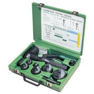  Greenlee 7306 Ram and Hand Pump Hydraulic Driver Kit with 