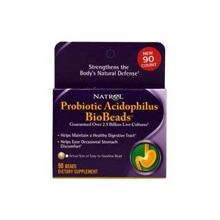 com Natrol BioBeads Probiotic Acidophilus Complex, Dietary Supplement 