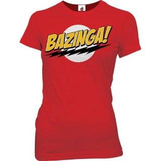  Big Bang Theory Sheldon Bazinga! Mens T Shirt: Clothing