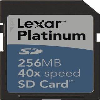 Lexar SD256 40 231 256MB Platinum Secure Digital