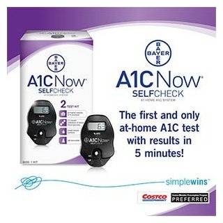    Home A1C System 2 Single Use Test Kits Lab accurate results in 5