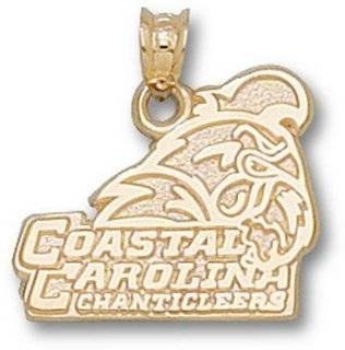 Coastal Carolina Chanticleers 5/8 Logo Pendant   10KT