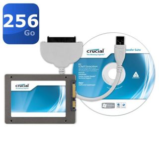 Crucial SSD 256Go M4 2.5 Kit   Disque SSD 256 Go   Vitesse en