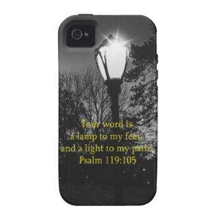 Bible Verse Psalm 119105 Lamp to my feetVibe iPhone 4 Cover