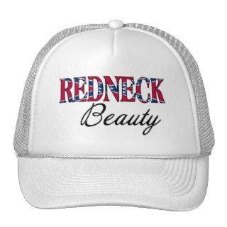 Redneck Beauty Confederate Flag Trucker Hats
