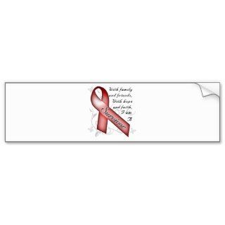 Sickle Cell Anemia Survivor Bumper Sticker