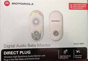 motorola audio baby monitor mbp7