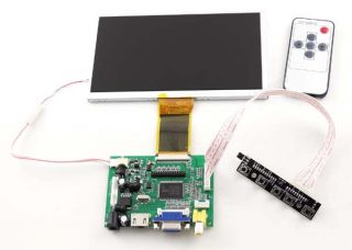 HDMI VGA 2AV Driver Controller Board 7 inch LCD L for Vehicle Car Raspberry Pi