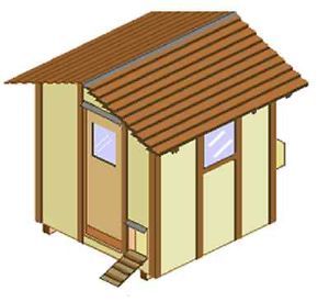 Complete Free small easy chicken coop plans